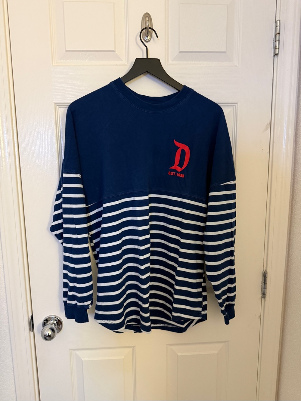 Navy Blue Striped Disneyland Spirit Jersey